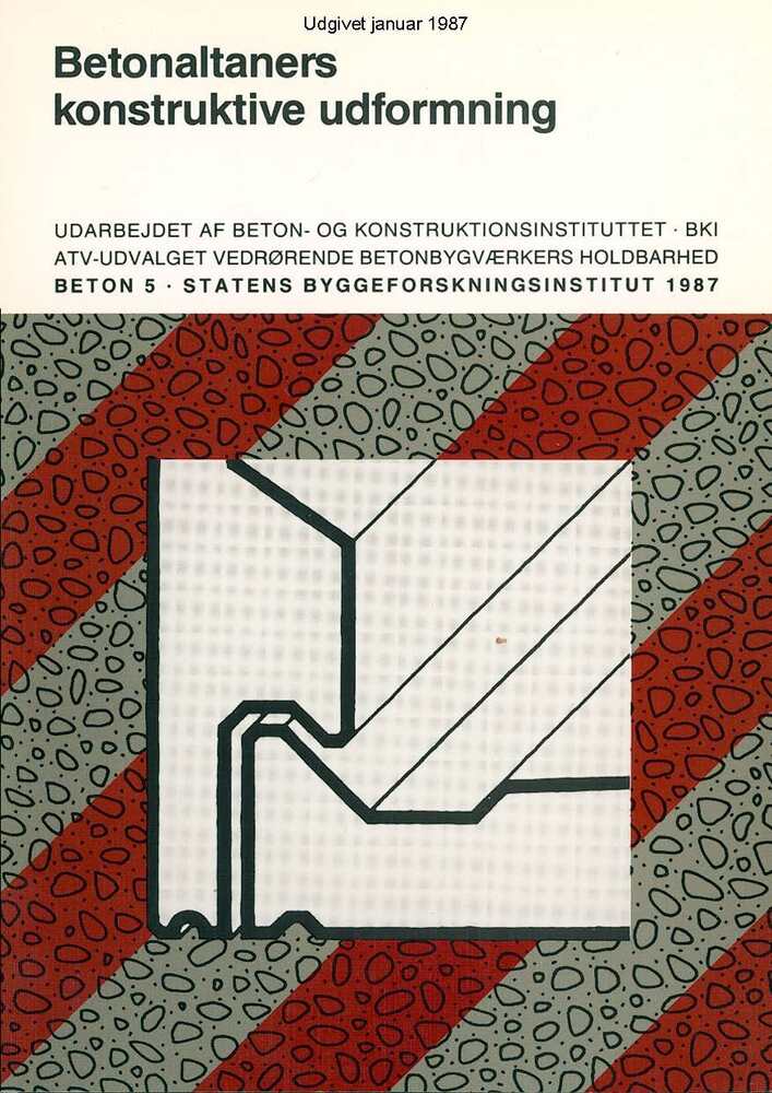 Betonaltaners konstruktive udformning