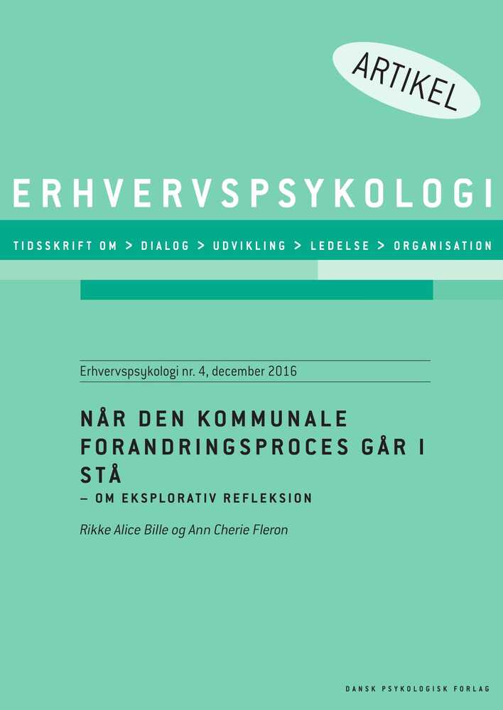 Når den kommunale forandringsproces går i stå