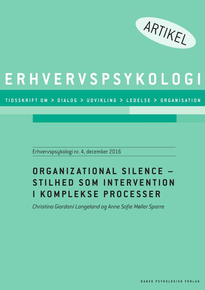 Organizational Silence