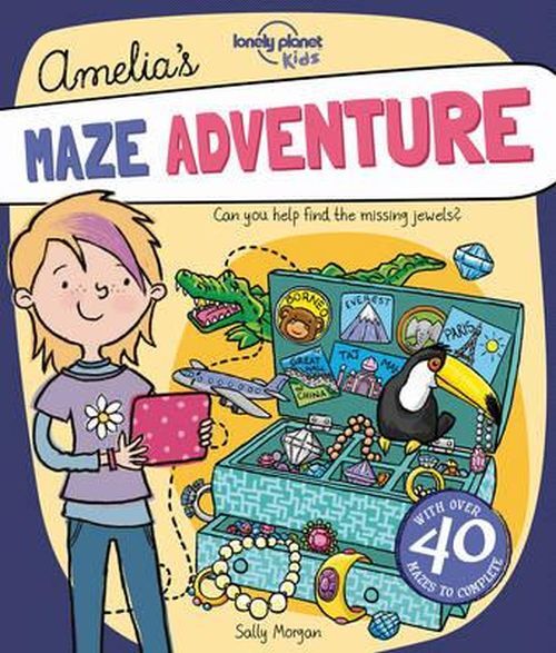 Amelia's Maze Adventure: Can you help find the missing jewels?