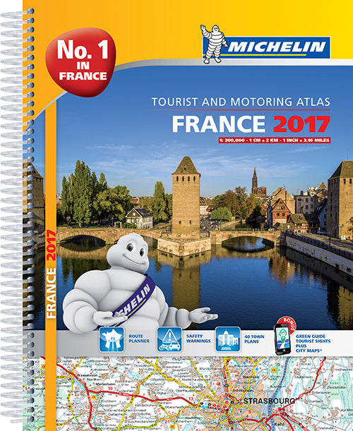 Michelin Tourist & Motoring Atlas France 2017
