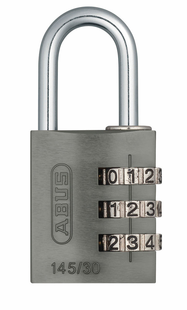 Kodelås abus 145/30 grå 30 mm.