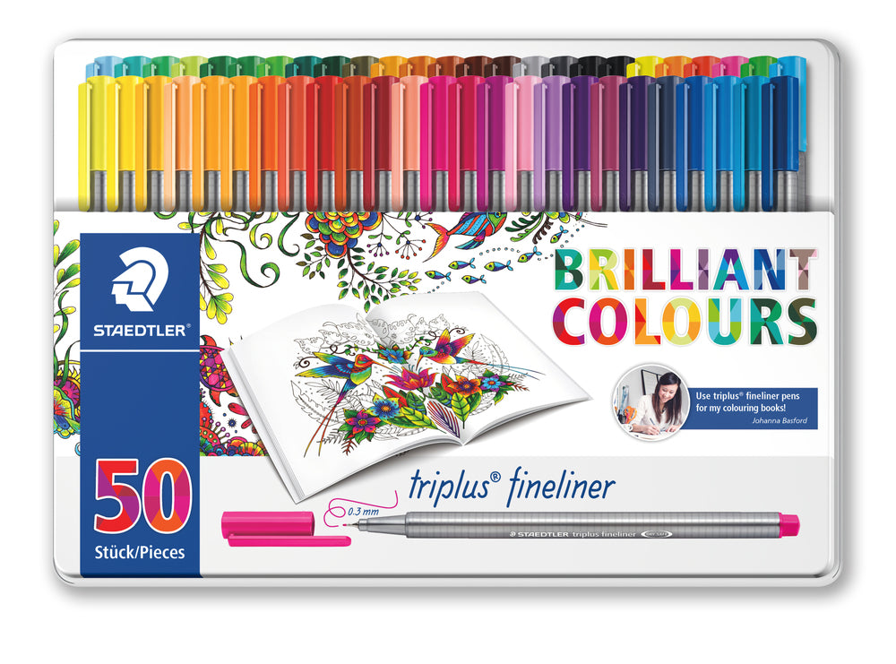 FINELINER TRIPLUS /50 STK I METALÆSKE JB