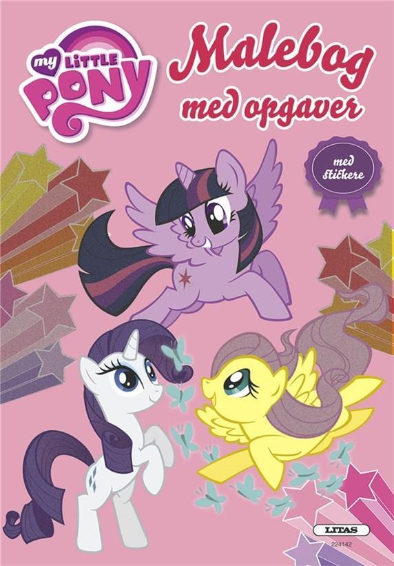 Malebog med opgaver: My little pony
