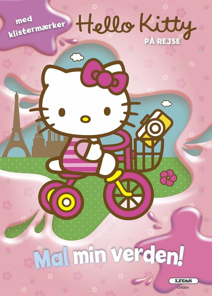 Malebog: Hello Kitty: på rejse mal min verden