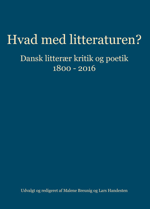 Hvad med litteraturen?