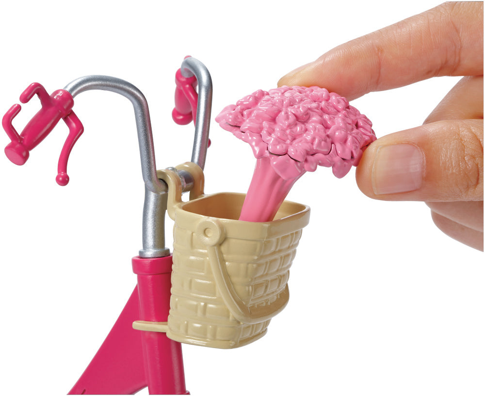BARBIE CYKEL MED TILBEHØR