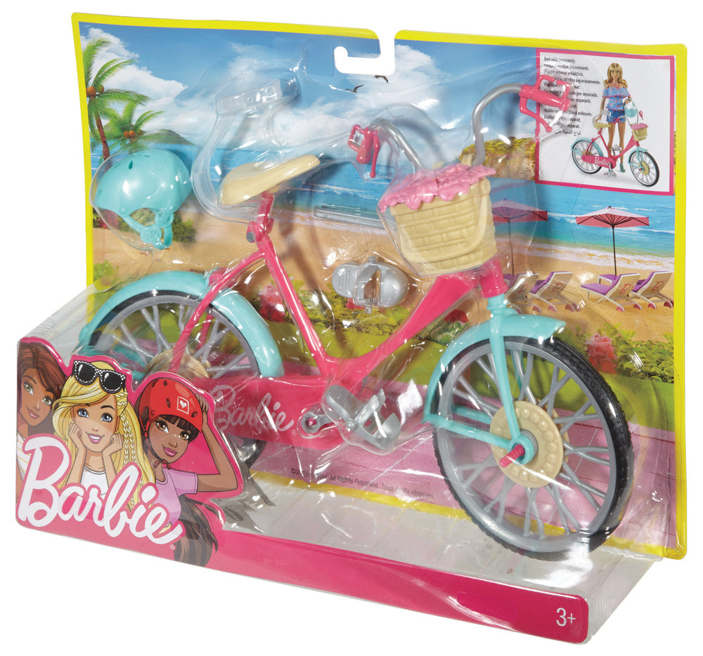 BARBIE CYKEL MED TILBEHØR
