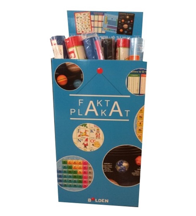 FAKTA plakater - display m/20 stk. ass. Pris pr. stk. kr. 99,95