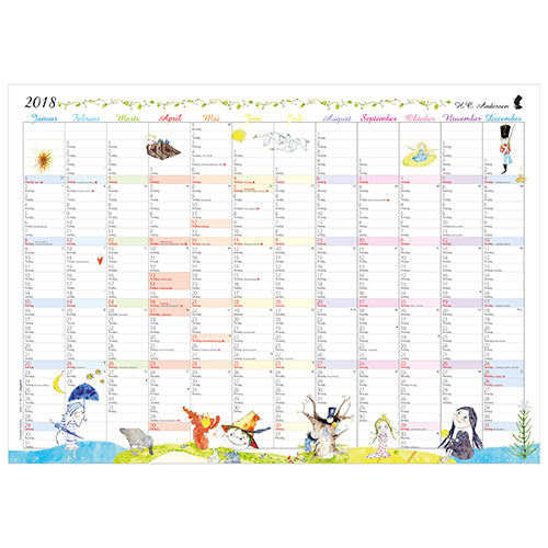 VÆGKALENDER H.C.A 2018 MAYLAND