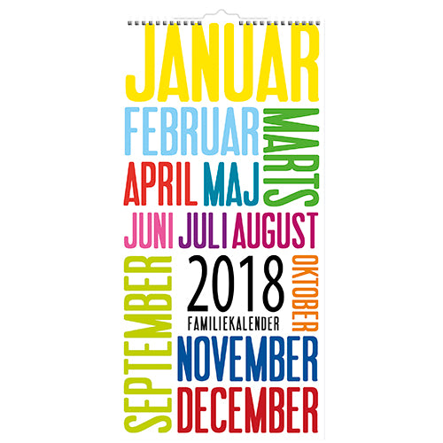 FAMILIEKALENDER TREND 2018 MAYLAND