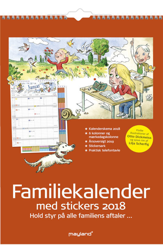 FAMILIEKALENDER OTTO DICKMEISS STICKERS,,2018 MAYLAND