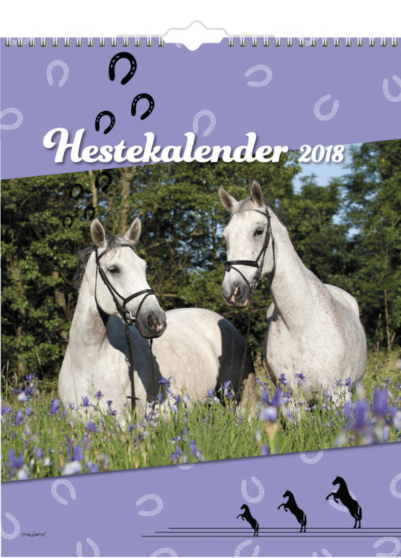 VÆGKALENDER HESTE 2018 MAYLAND