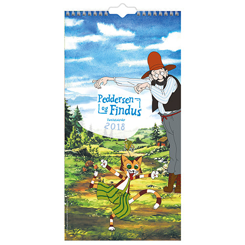 FAMILIEKALENDER PEDDERSEN &FINDUS 2018 MAYLAND