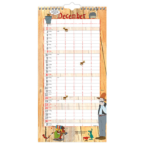 FAMILIEKALENDER PEDDERSEN &FINDUS 2018 MAYLAND