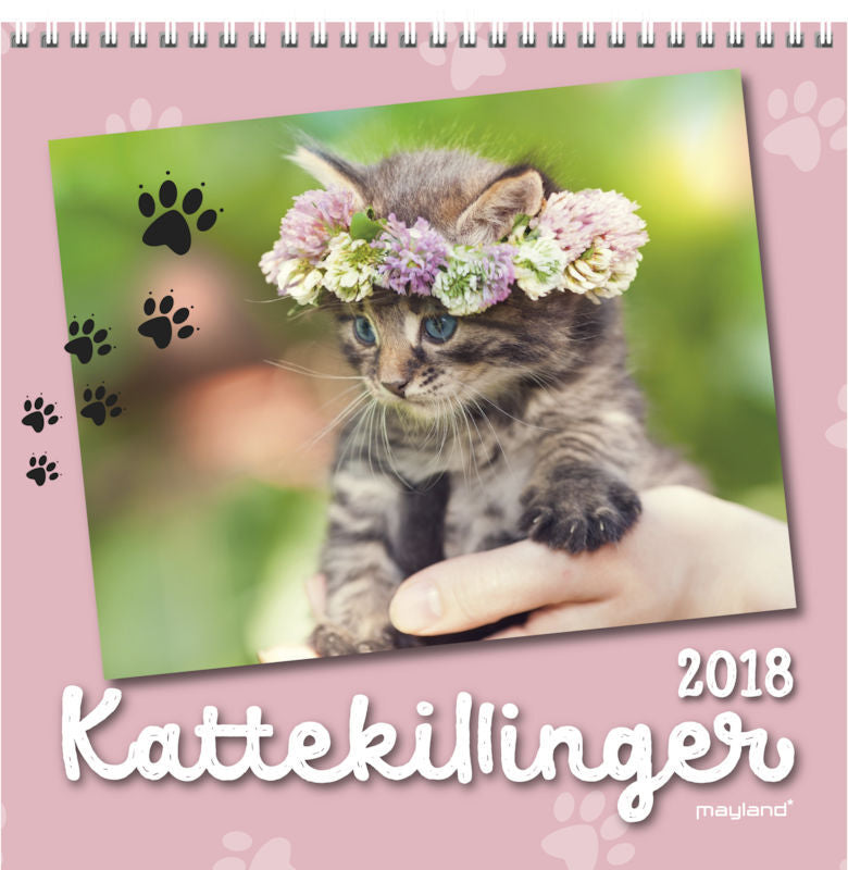 VÆGKALENDER KATTEKILLINGER 2018 MAYLAND