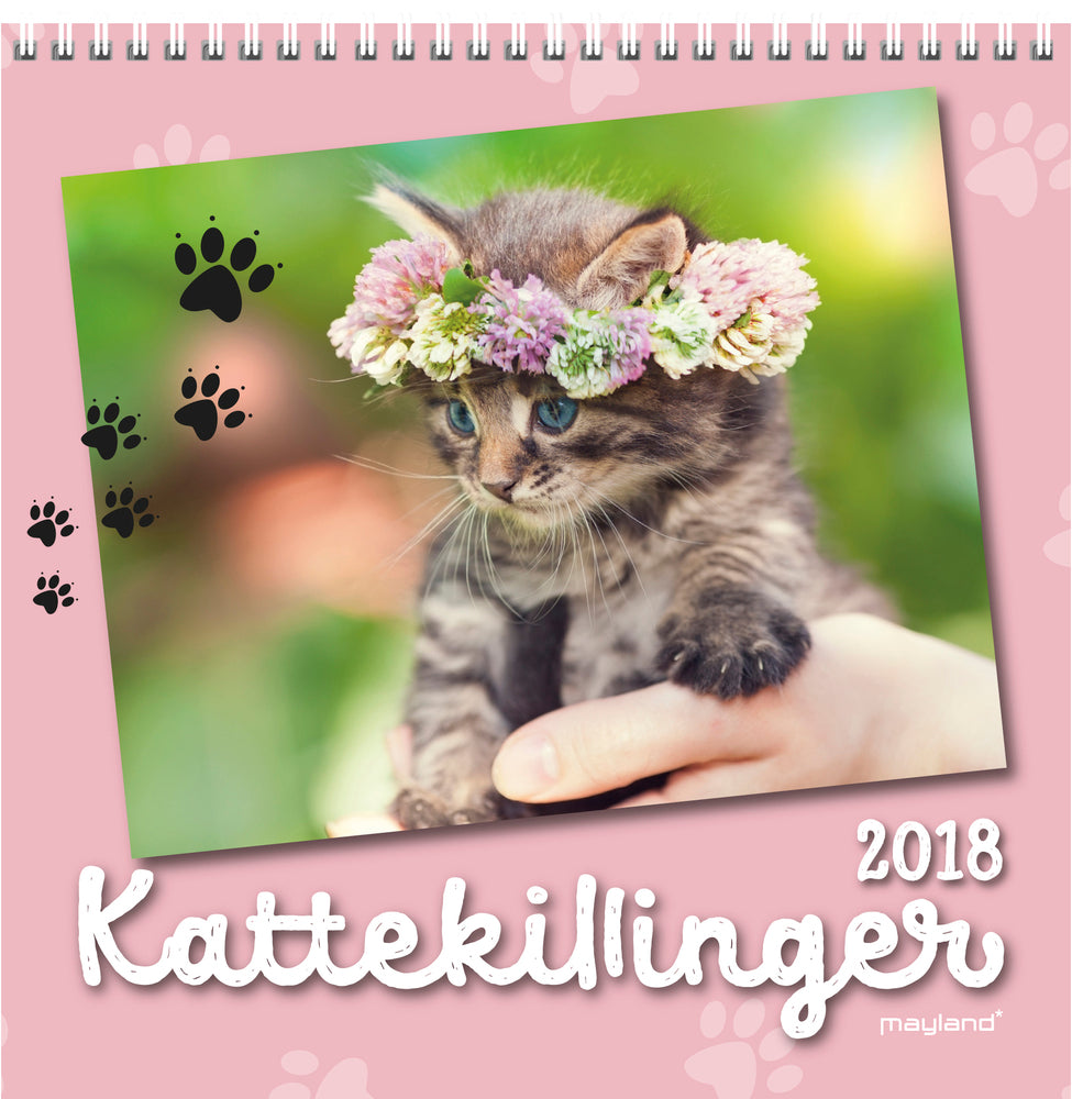 VÆGKALENDER KATTEKILLINGER 2018 MAYLAND