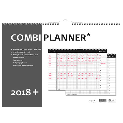 COMBI-PLANNER MÅNED 2018 MAYLAND