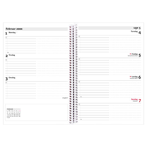 A5 UGEKALENDER 4 ILLU. 2018 MAYLAND