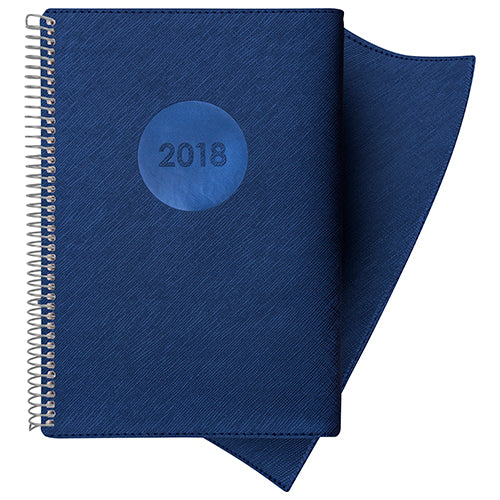 A5 UGEKALENDER KUNSTSKIND BLÅ 2018 MAYLAND