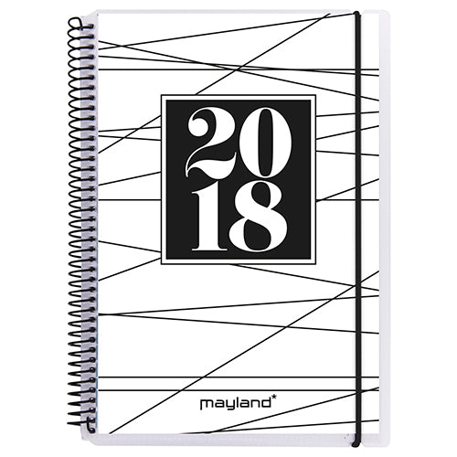 A5 UGEKALENDER PP 4 ILLU. 2018 MAYLAND