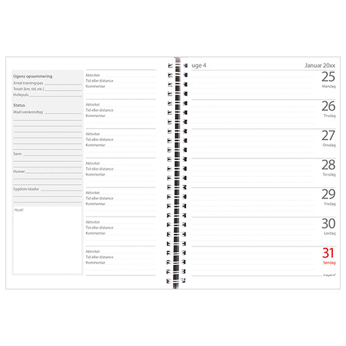 TRÆNINGSKALENDER PP 2018 MAYLAND