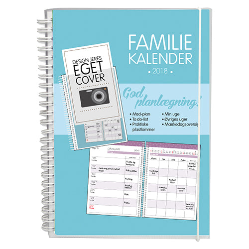 FAMILIENS A5 UGEKALENDER PP 2018 MAYLAND