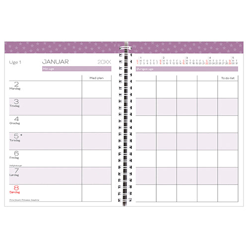 FAMILIENS A5 UGEKALENDER PP 2018 MAYLAND