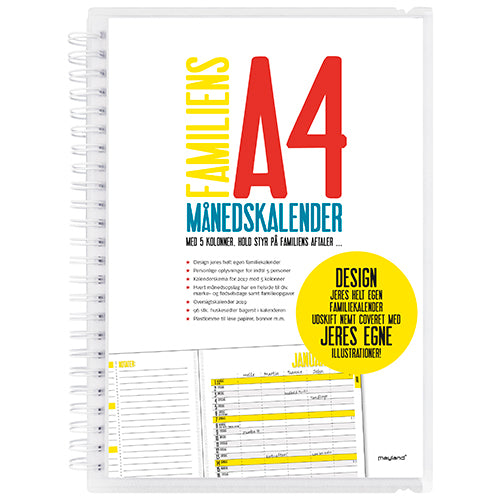 FAMILIENS MÅNEDSKALENDER 2018 MAYLAND