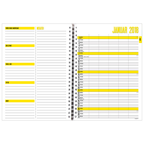 FAMILIENS MÅNEDSKALENDER 2018 MAYLAND