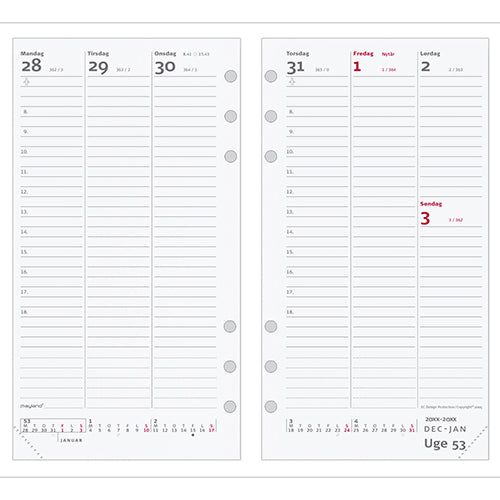 SYSTEM PP UGEKALENDER SKIND SORT 2018 MAYLAND