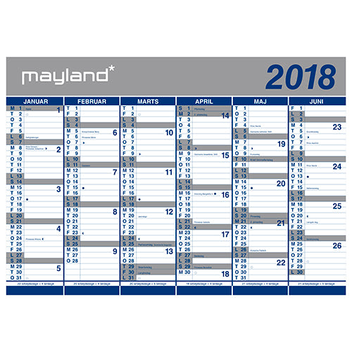 KÆMPEKALENDER 10 STK. 2018 MAYLAND