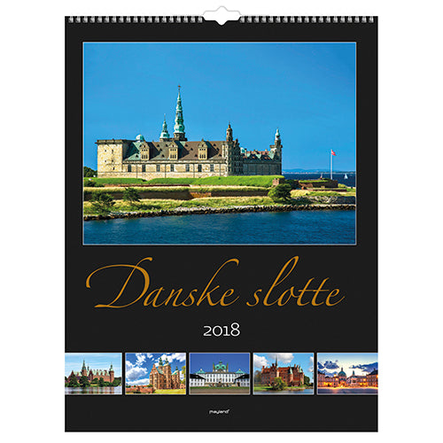 VÆGKALENDER DANSKE SLOTTE 2018 MAYLAND