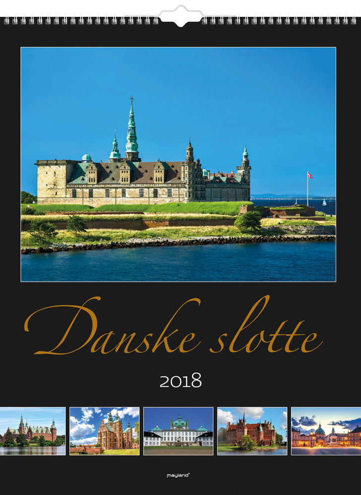 VÆGKALENDER DANSKE SLOTTE 2018 MAYLAND