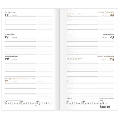 CITY WEEK PLANNER SORT 2018 MAYLAND