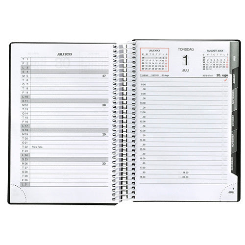 SPIRALKALENDER 1 DAG PP SORT 2018 MAYLAND