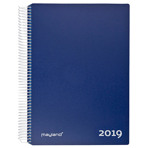 TIMEKALENDER 1-DAG PP BLÅ 2019 MAYLAND