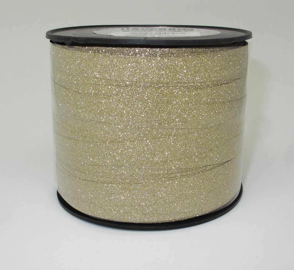 GAVEBÅND GULD GLITTER 10MM X 50M