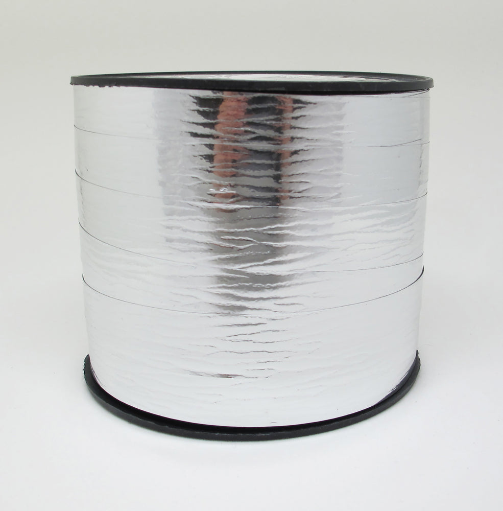 GAVEBÅND SØLV METALLIC STRUKTUR 10MM X 91M