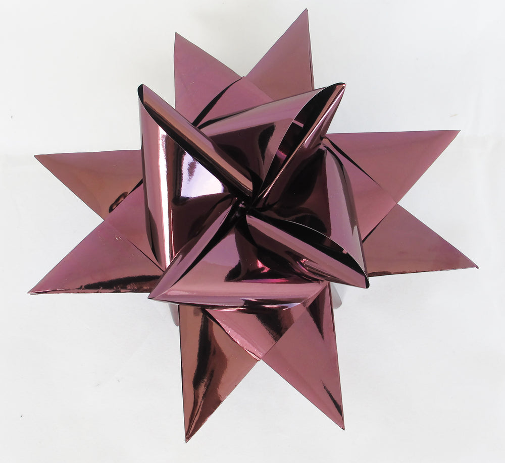 STJERNESTRIMLER GLITTER BORDEAUX 25 MM 20 STK