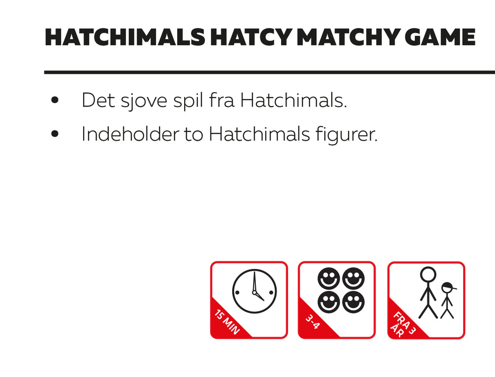 HATCHIMALLS HATCHY MATCHY GAME