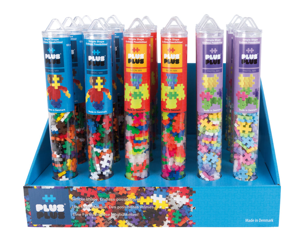 Plus-plus basic mix tube 100 stk