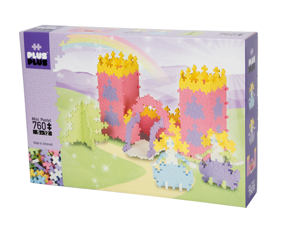PLUS PLUS MINI PASTEL 760 CASTLE + DK FLAG