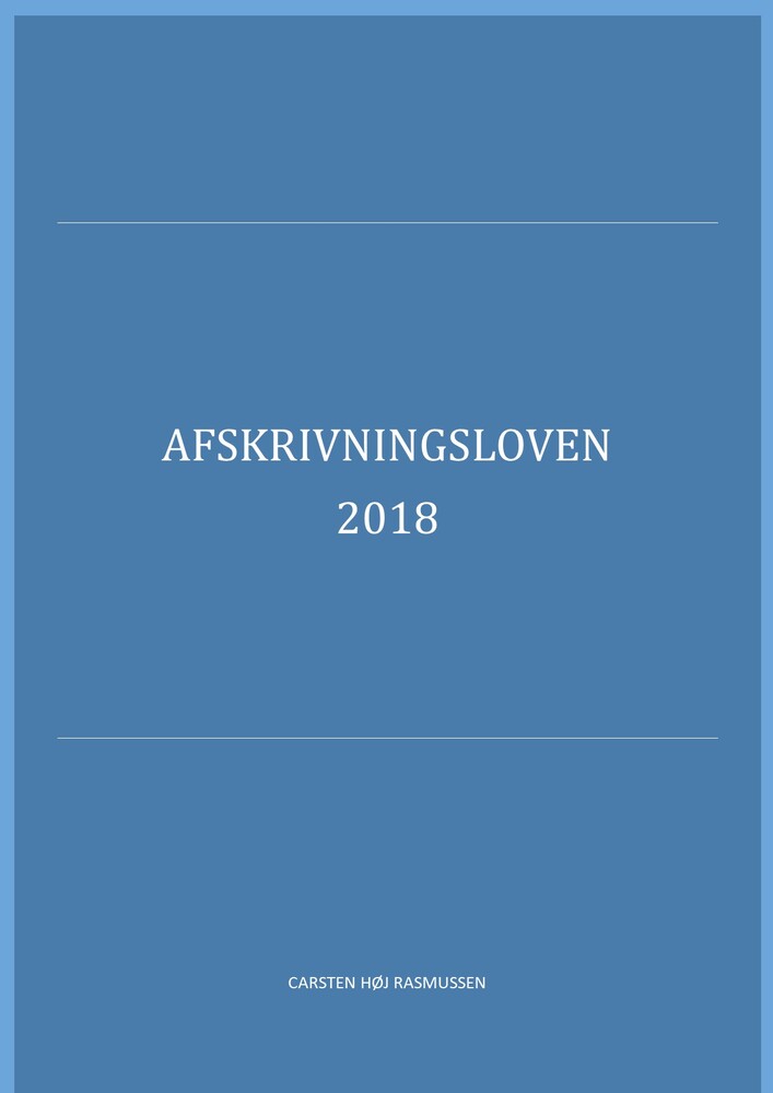 Afskrivningsloven 2016