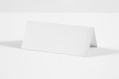 BORDKORT 9X4 CM. 25 STK. HVID
