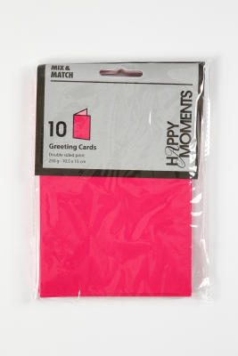BREVKORT PINK/ROSA A6 250G 10 STK