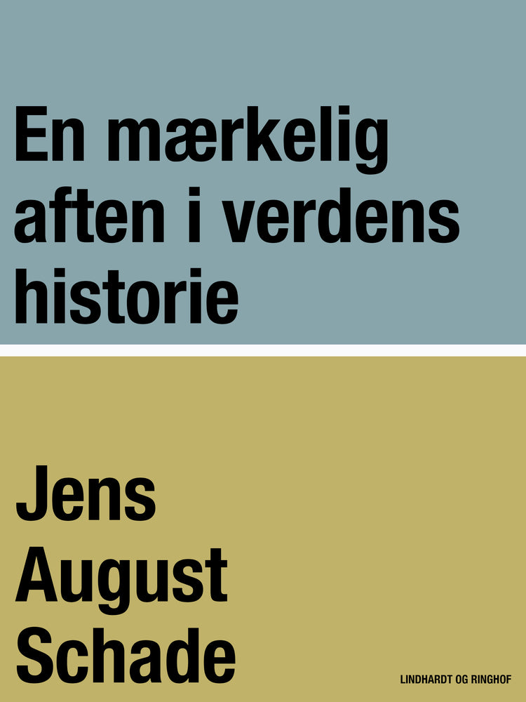 En mærkelig Aften i Verdens Historie
