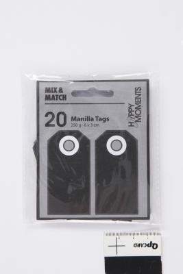 MANILLA MÆRKER 250G SORT 20STK