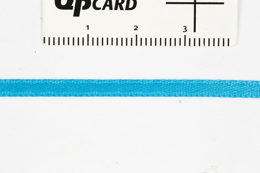 Satinbånd 3mm 15m turkis