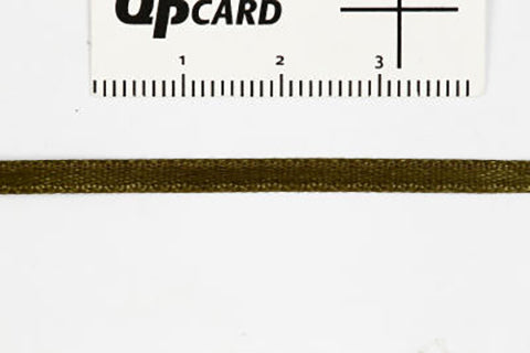 SATINBÅND 3MM 15M MØRK GRØN